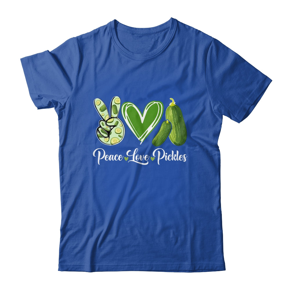 Peace Love Pickles Art For Women Men Girls Pickled Cucumber Shirt & Tank Top | siriusteestore