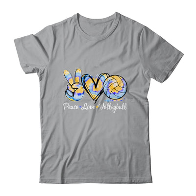 Peace Love Volleyball Player Tie Dye Style Women Teen Girls Shirt & Tank Top | siriusteestore