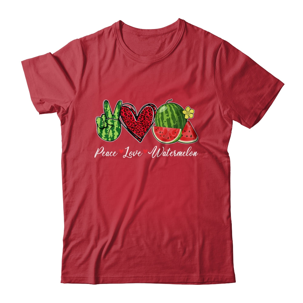 Peace Love Watermelon For Men Women Girls Summer Shirt & Tank Top | siriusteestore