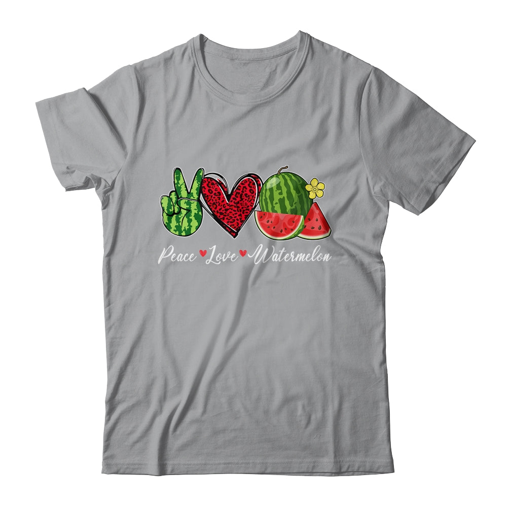Peace Love Watermelon For Men Women Girls Summer Shirt & Tank Top | siriusteestore