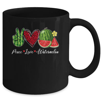 Peace Love Watermelon For Men Women Girls Summer Mug | siriusteestore