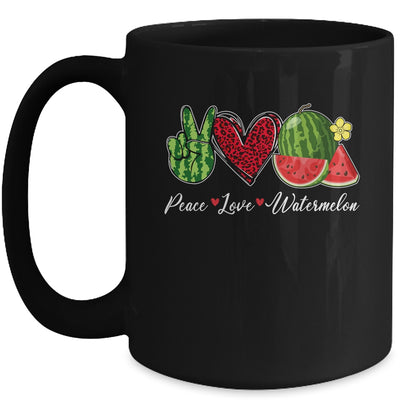 Peace Love Watermelon For Men Women Girls Summer Mug | siriusteestore