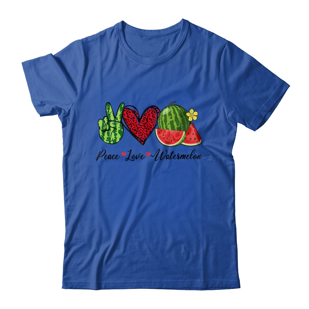 Peace Love Watermelon Summer For Women Teen Girls Shirt & Tank Top | siriusteestore