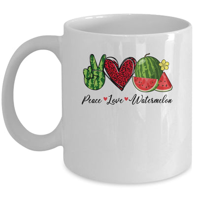 Peace Love Watermelon Summer For Women Teen Girls Mug | siriusteestore