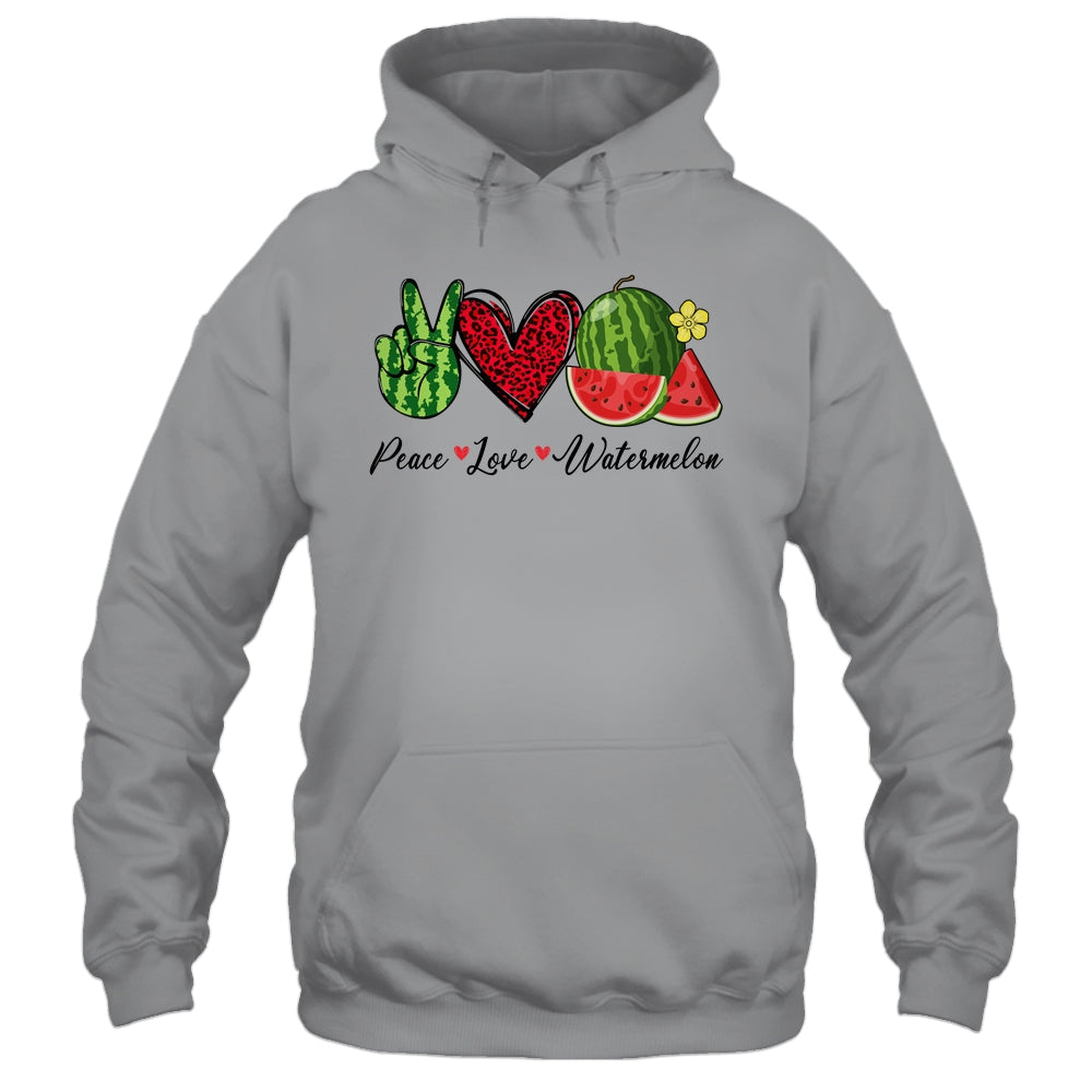 Peace Love Watermelon Summer For Women Teen Girls Shirt & Tank Top | siriusteestore