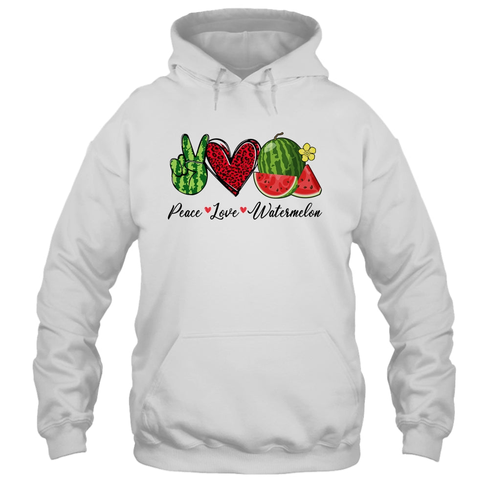 Peace Love Watermelon Summer For Women Teen Girls Shirt & Tank Top | siriusteestore