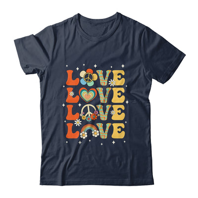 Peace Sign Love 60s 70s Costume 70 Theme Party Groovy Hippie Shirt & Tank Top | siriusteestore