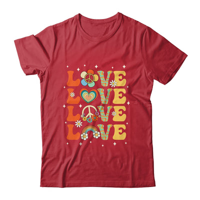 Peace Sign Love 60s 70s Costume 70 Theme Party Groovy Hippie Shirt & Tank Top | siriusteestore