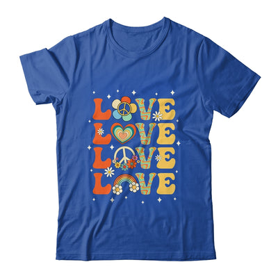 Peace Sign Love 60s 70s Costume 70 Theme Party Groovy Hippie Shirt & Tank Top | siriusteestore