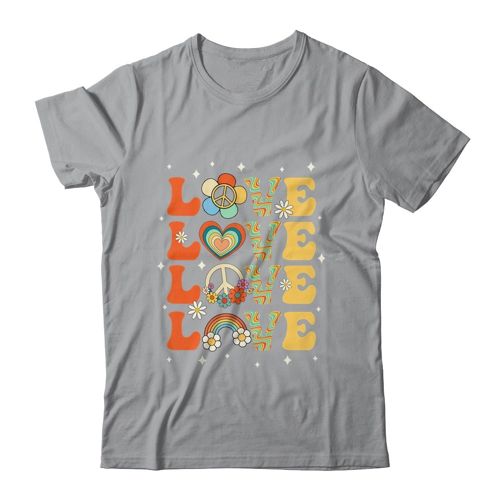 Peace Sign Love 60s 70s Costume 70 Theme Party Groovy Hippie Shirt & Tank Top | siriusteestore