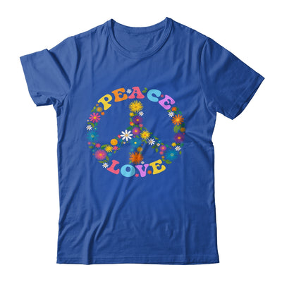 Peace Sign Love Flower 60s 70s Tie Dye Hippie Costume Shirt & Tank Top | siriusteestore