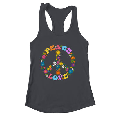Peace Sign Love Flower 60s 70s Tie Dye Hippie Costume Shirt & Tank Top | siriusteestore