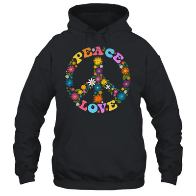 Peace Sign Love Flower 60s 70s Tie Dye Hippie Costume Shirt & Tank Top | siriusteestore