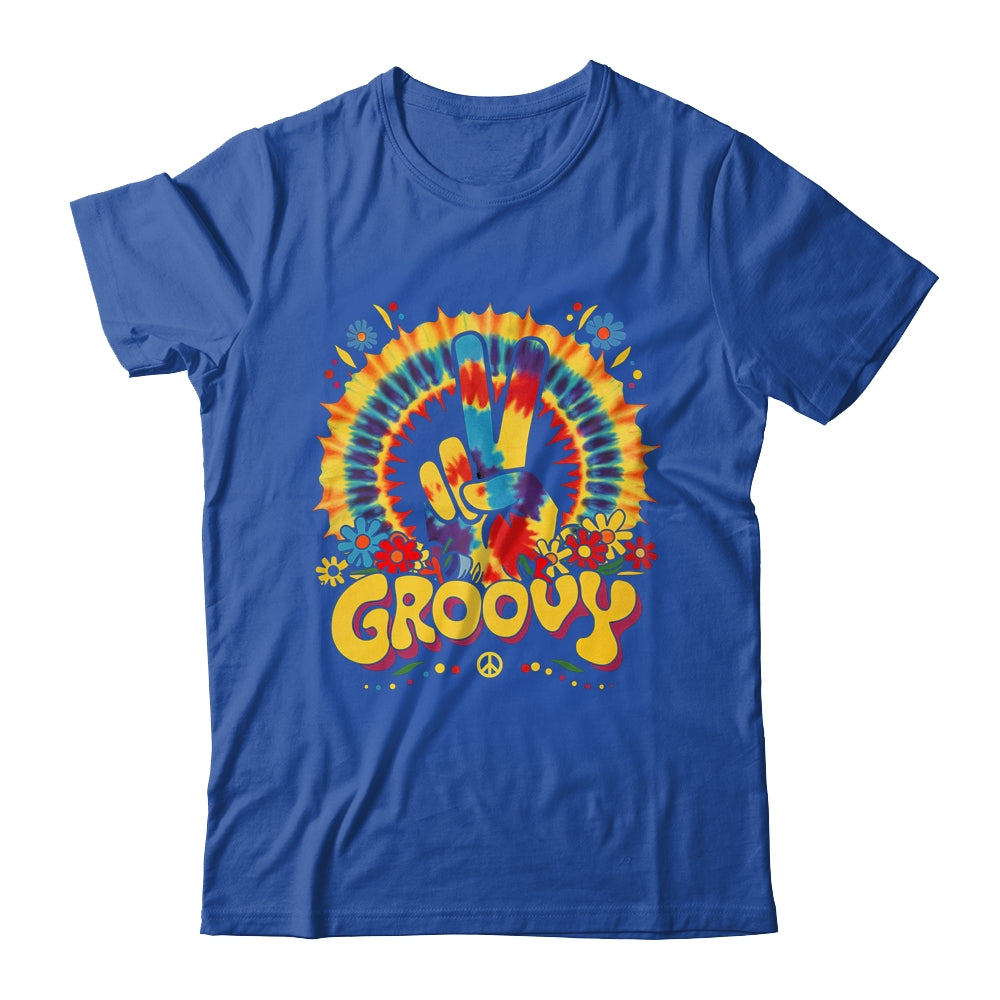 Peace Sign Love Groovy Hippie Party Costume Retro Design Shirt & Tank Top | siriusteestore