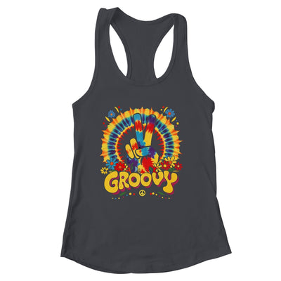 Peace Sign Love Groovy Hippie Party Costume Retro Design Shirt & Tank Top | siriusteestore