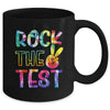 Peace Tie Dye Rock The Test Happy Testing Day Teacher Lover Mug | siriusteestore