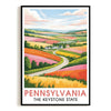 Pennsylvania Travel Print Poster Nature Keystone State Scenic Vista Souvenir Wall Art Landscape Picture For Home Room Living Room Bedroom Decor Unframed | siriusteestore