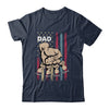 Personalized Awesome Dad Kids With Name Custom Hands Fist Bump Flag Fathers Day Birthday Christmas Shirt & Hoodie | siriusteestore