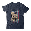 Personalized Awesome Godfather Kids With Name Custom Hands Fist Bump Flag Fathers Day Birthday Christmas Shirt & Hoodie | siriusteestore