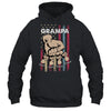 Personalized Awesome Grampa Grandkids With Name Custom Hands Fist Bump Flag Fathers Day Birthday Christmas Shirt & Hoodie | siriusteestore