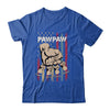 Personalized Awesome Pawpaw Grandkids With Name Custom Hands Fist Bump Flag Fathers Day Birthday Christmas Shirt & Hoodie | siriusteestore