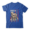 Personalized Awesome Uncle Kids With Name Custom Hands Fist Bump Flag Fathers Day Birthday Christmas Shirt & Hoodie | siriusteestore