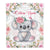 Personalized Baby Blanket With Name Baby Girls Koala For Newborns Nursery Daughter Granddaughter Niece Birthday Christmas Customized Fleece Blanket | siriusteestore