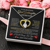 Alluring Beauty Necklace 14K White Gold Finish | 2 | Personalized Beautiful Gift For Goddaughter From Godmother Graduation Necklace Great Goddaughter Gifts Birthday Christmas Customized Gift Box Message Card | siriusteestore