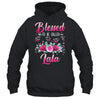 Personalized Blessed To Be Called Lala Custom Grandkids Name Mothers Day Birthday Christmas Rose Butterfly Shirt & Tank Top | siriusteestore