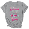 Personalized Blessed To Be Called Lolly Custom Grandkids Name Mothers Day Birthday Christmas Rose Butterfly Shirt & Tank Top | siriusteestore