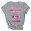 Personalized Blessed To Be Called Nana Custom Grandkids Name Mothers Day Birthday Christmas Rose Butterfly Shirt & Tank Top | siriusteestore