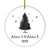 Personalized Couple Names Our First Christmas Together 2025 1st Christmas Tree Holiday Party Customized Christmas Tree Ornament | siriusteestore