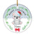 Personalized First Christmas Baby Ornament Custom Baby's Name Cute Koala First Christmas Baby (05) Customized Christmas Tree Ornament | siriusteestore
