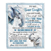 Personalized Gifts For Bonus Daughter Blanket From Stepmother Dad Elephant My Love For You Is Forever Stepdaughter Birthday Gifts Christmas Fleece Blanket | siriusteestore
