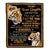 Personalized Gifts For Bonus Daughter Blanket From Stepmother Stepdad Tiger My Love For You Is Forever Stepdaughter Birthday Gifts Christmas Fleece Blanket | siriusteestore