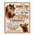 Personalized Gifts For Bonus Son Blanket From Stepmother Stepdad Horse My Love For You Is Forever Stepson Birthday Gifts Christmas Custom Fleece Blanket | siriusteestore