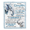 Personalized Gifts For Daughter Blanket From Mom Dad Mother Elephant My Love For You Is Forever Daughter Birthday Gifts Christmas Custom Fleece Blanket | siriusteestore