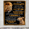 Personalized Gifts For Goddaughter Blanket From Godfather Uncle Lion My Love For You Is Forever Goddaughter Birthday Gifts Christmas Custom Fleece Blanket | siriusteestore