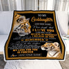 Personalized Gifts For Goddaughter Blanket From Godmother Godfather Tiger My Love For You Is Forever Goddaughter Birthday Gifts Christmas Fleece Blanket | siriusteestore