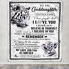 Personalized Gifts For Goddaughter Blanket From Godmother Uncle White Tiger My Love For You Is Forever Goddaughter Birthday Gifts Christmas Fleece Blanket | siriusteestore