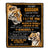 Personalized Gifts For Godson Blanket From Godmother Godfather Tiger My Love For You Is Forever Godson Birthday Gifts Graduation Christmas Fleece Blanket | siriusteestore