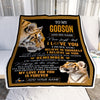 Personalized Gifts For Godson Blanket From Godmother Godfather Tiger My Love For You Is Forever Godson Birthday Gifts Graduation Christmas Fleece Blanket | siriusteestore