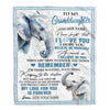 Personalized Gifts For Granddaughter Blanket From Grandma Grandpa Elephant My Love For You Is Forever Granddaughter Birthday Gifts Christmas Fleece Blanket | siriusteestore