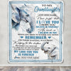 Personalized Gifts For Granddaughter Blanket From Grandma Grandpa Elephant My Love For You Is Forever Granddaughter Birthday Gifts Christmas Fleece Blanket | siriusteestore