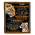Personalized Gifts For Granddaughter Blanket From Grandma Grandpa Tiger My Love For You Is Forever Granddaughter Birthday Gifts Christmas Fleece Blanket | siriusteestore