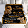 Personalized Gifts For Granddaughter Blanket From Grandpa Grandfather Lion My Love For You Is Forever Granddaughter Birthday Gifts Christmas Fleece Blanket | siriusteestore