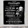 Personalized Gifts For Granddaughter Blanket From Grandpa Grandfather My Love For You Is Forever Granddaughter Birthday Gifts Christmas Custom Fleece Blanket | siriusteestore