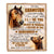 Personalized Gifts For Grandson Blanket From Grandpa Grandma Horse My Love For You Is Forever Grandson Birthday Gifts Graduation Christmas Fleece Blanket | siriusteestore