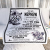 Personalized Gifts For Nephew Blanket From Aunt Uncle White Tiger My Love For You Is Forever Nephew Birthday Gifts Graduation Christmas Custom Fleece Blanket | siriusteestore