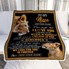 Personalized Gifts For Niece Blanket From Aunt Auntie Lion My Love For You Is Forever Niece Birthday Gifts Graduation Christmas Custom Fleece Throw Blanket | siriusteestore